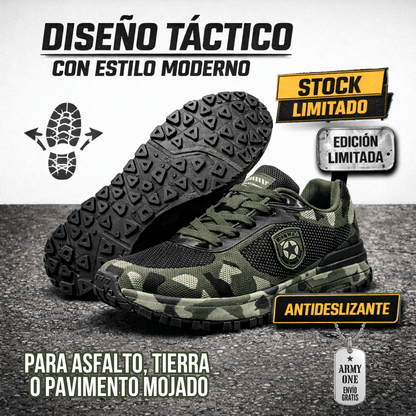 Army One – Tenis tácticos que combinan fuerza militar y comodidad total